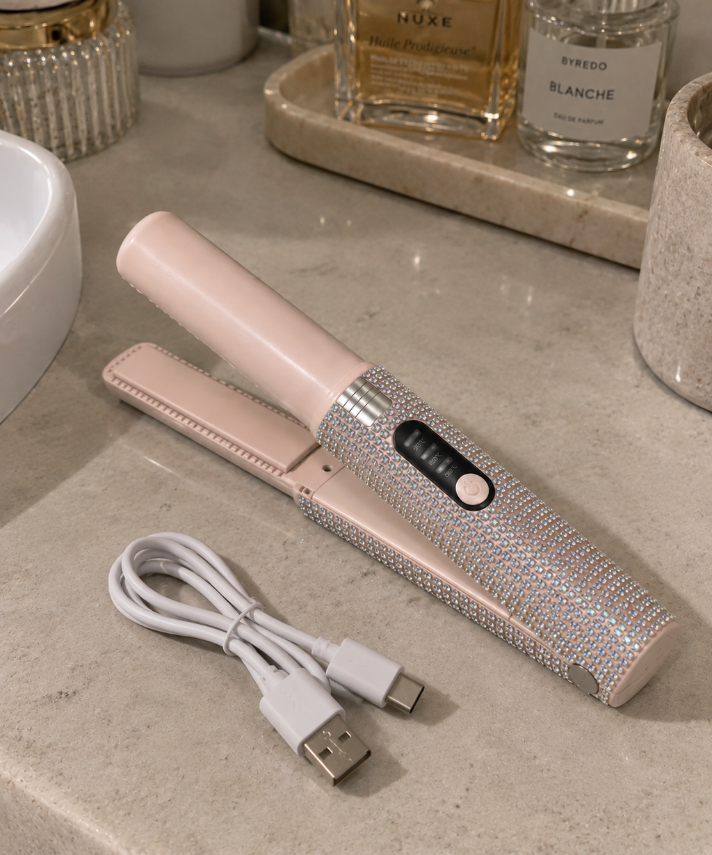 ✨ Ellisse Mini- Travel Hair Straightener & Iron