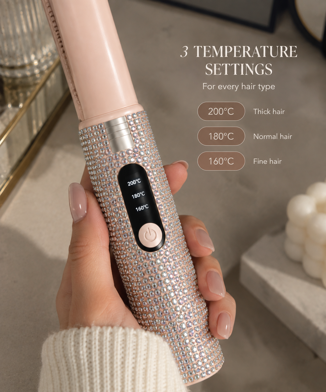✨ Ellisse Mini- Travel Hair Straightener & Iron